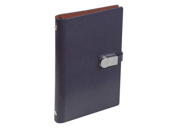 12x18 USB TARİHSİZ ORGANİZER AJANDA LACİVERT + USB